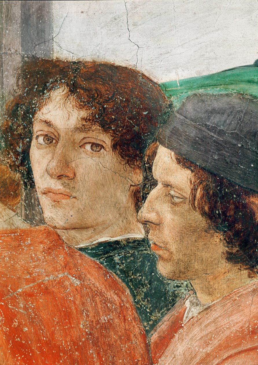 Fragment Ukrzyżowania św. Piotra, ok. 1480 (detal z 237996) autorstwa Filippino Lippi