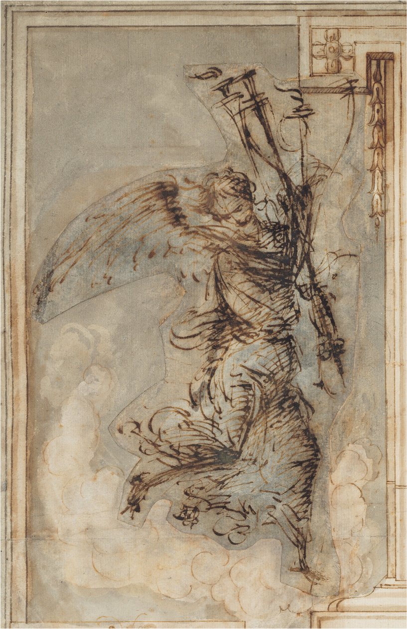Anioł niosący pochodnię autorstwa Filippino Lippi