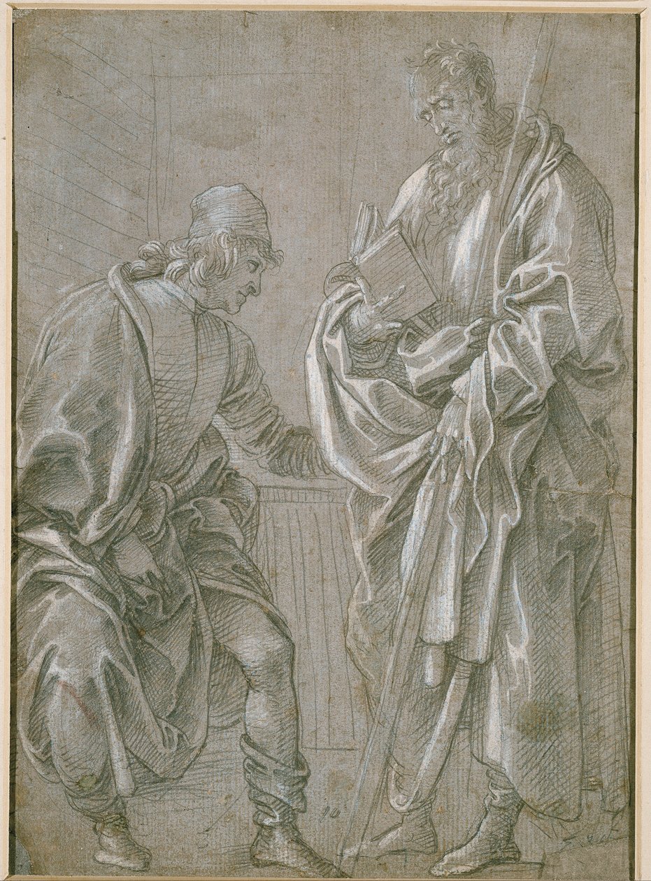 Apostoł i młodzież autorstwa Filippino Lippi