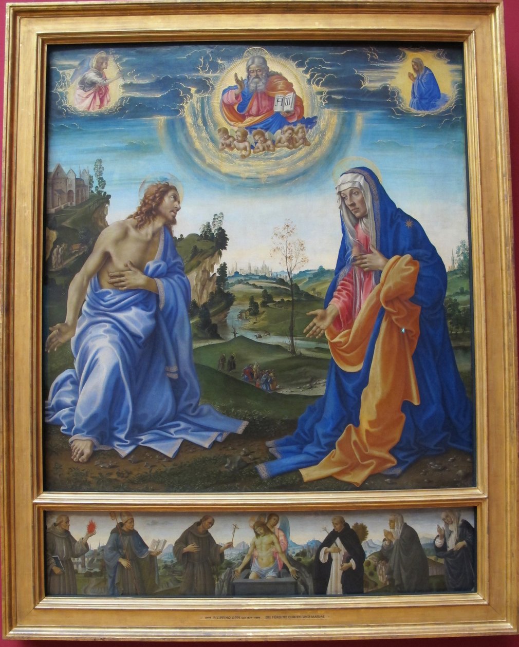 Erscheinung Christi an die Jungfrau autorstwa Filippino Lippi