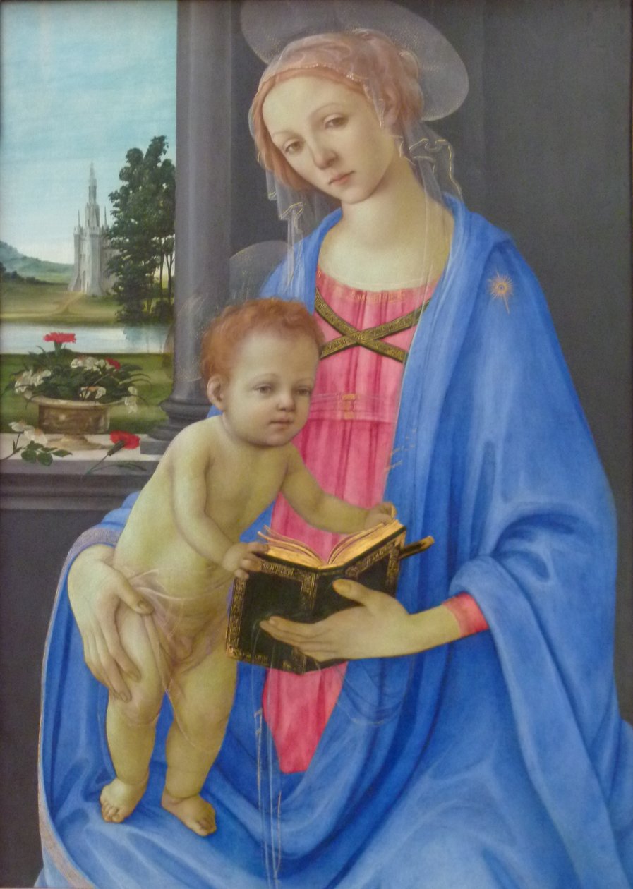 Niemiecki: Maria mit dem Kind Madonna z Dzieciątkiem autorstwa Filippino Lippi