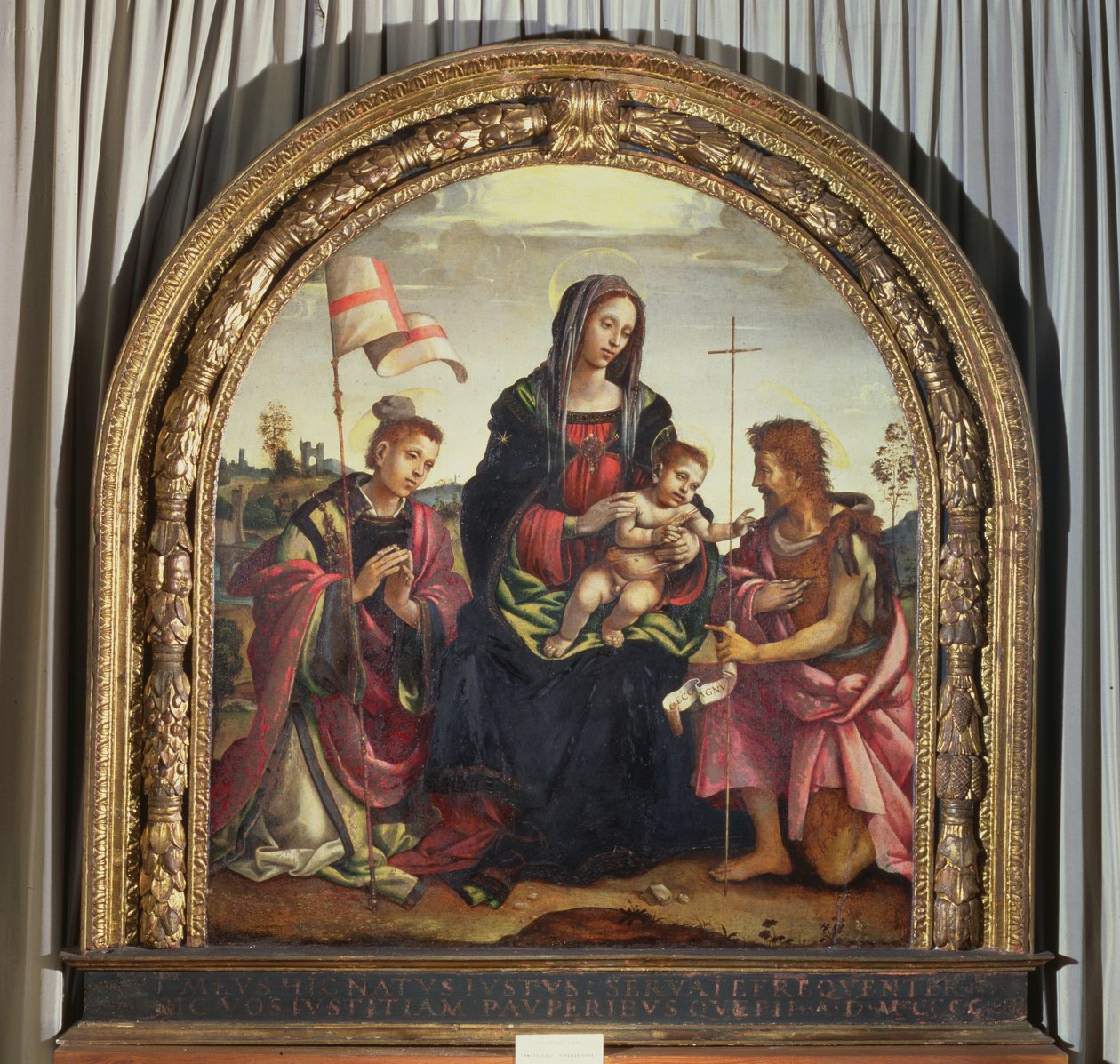 Madonna z Dzieciątkiem z Św. Jan Chrzciciel i Szczepan autorstwa Filippino Lippi