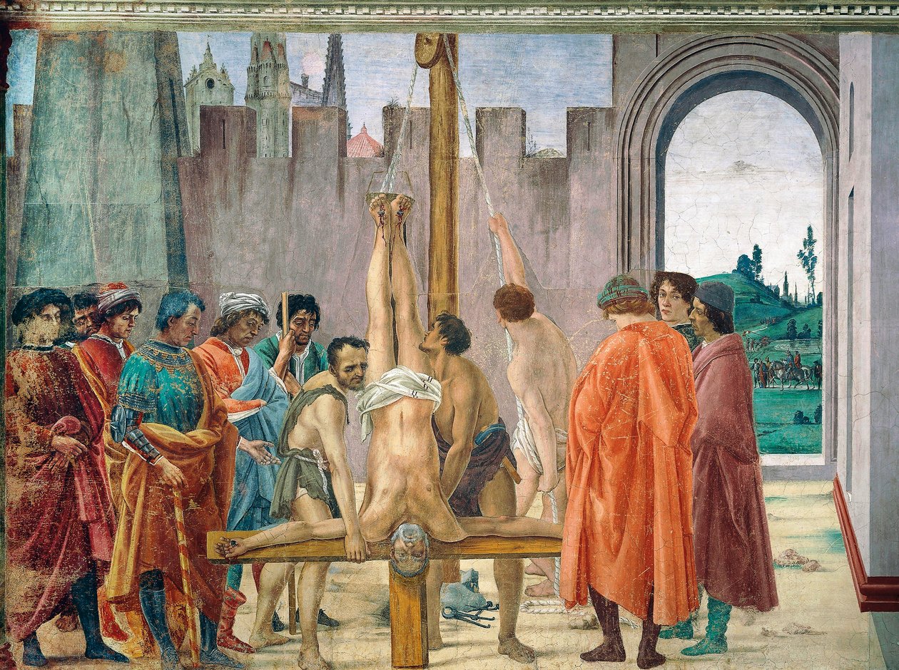Męczeństwo św. Piotra, Filippino Lippi autorstwa Filippino Lippi