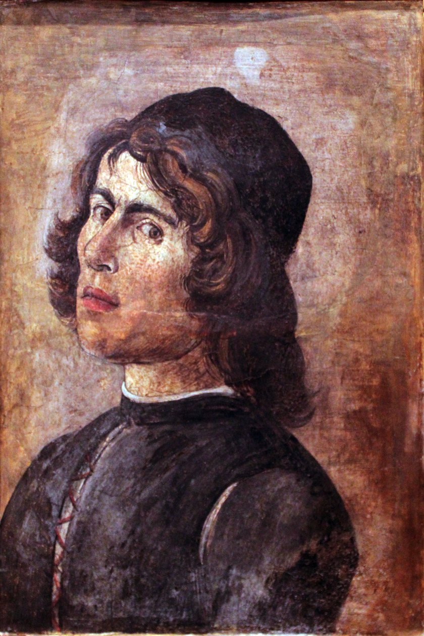 Portret młodego mężczyzny autorstwa Filippino Lippi