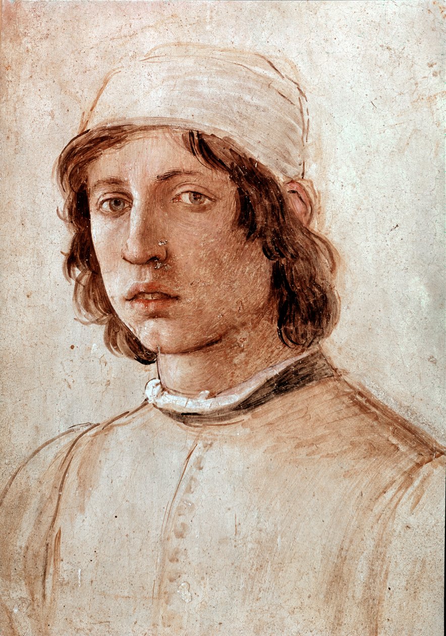Autoportret - Fresk autorstwa Filippino Lippi