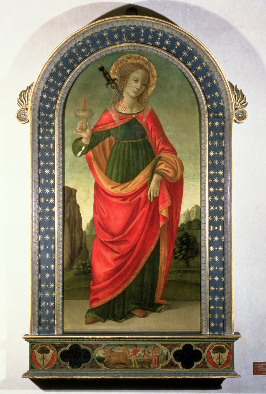 Św. Łucja, ok.1472-74 autorstwa Filippino Lippi