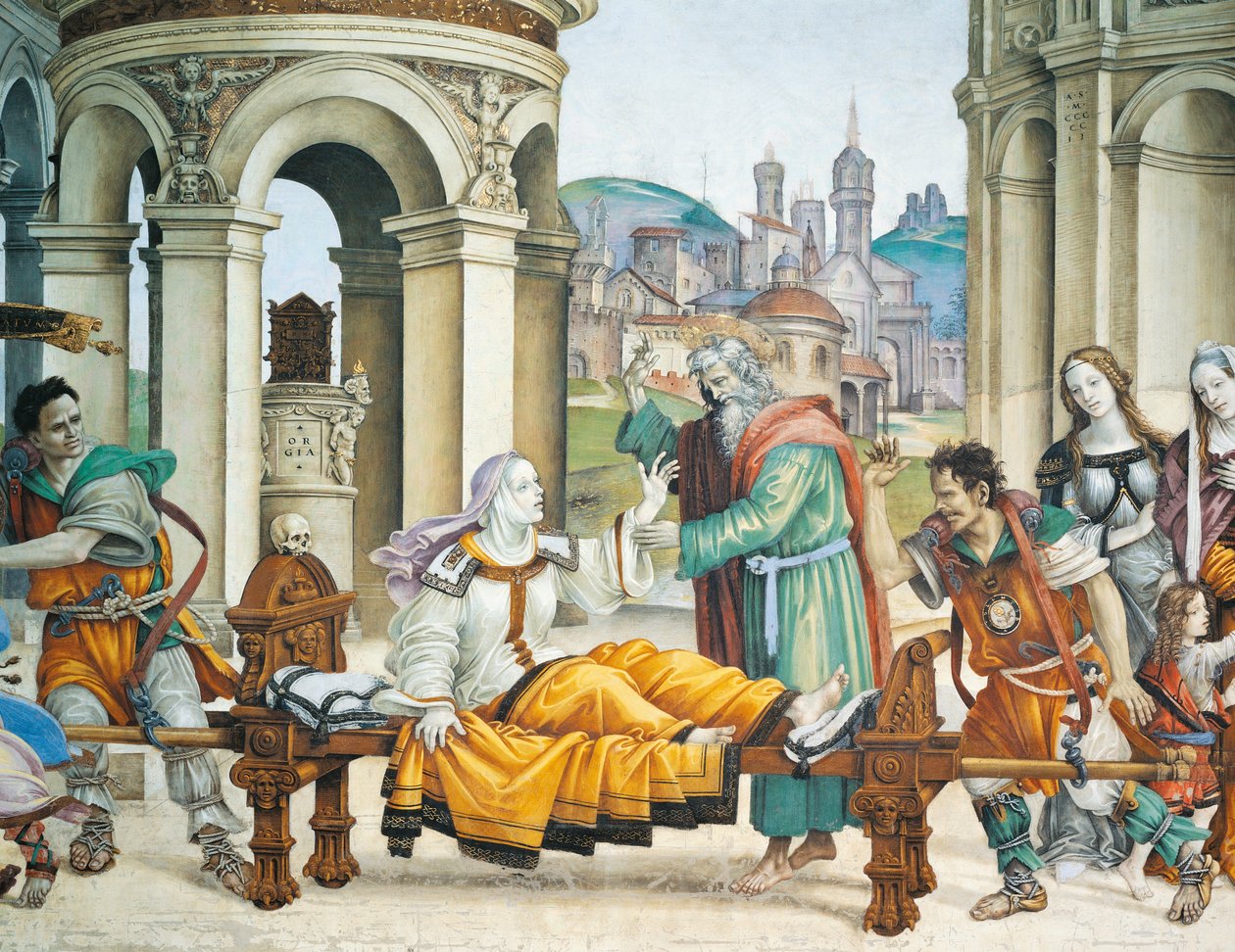 Historie św. Jana autorstwa Filippino Lippi autorstwa Filippino Lippi