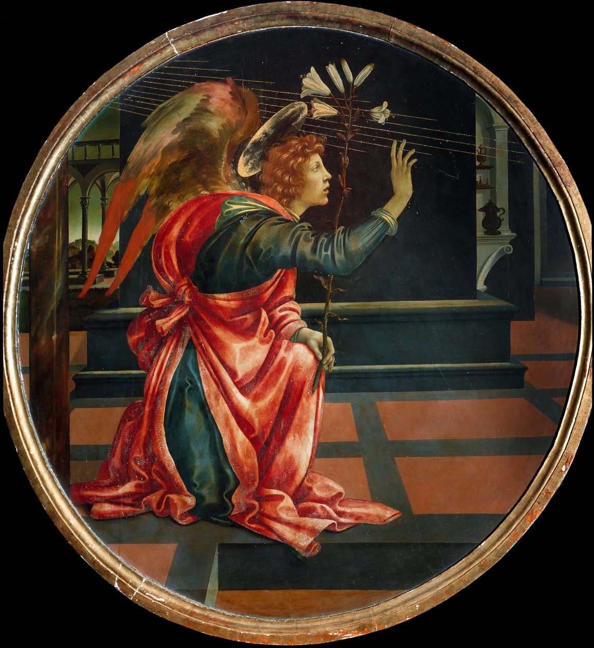 Zwiastowanie, 1483 (olej na desce) autorstwa Filippino Lippi