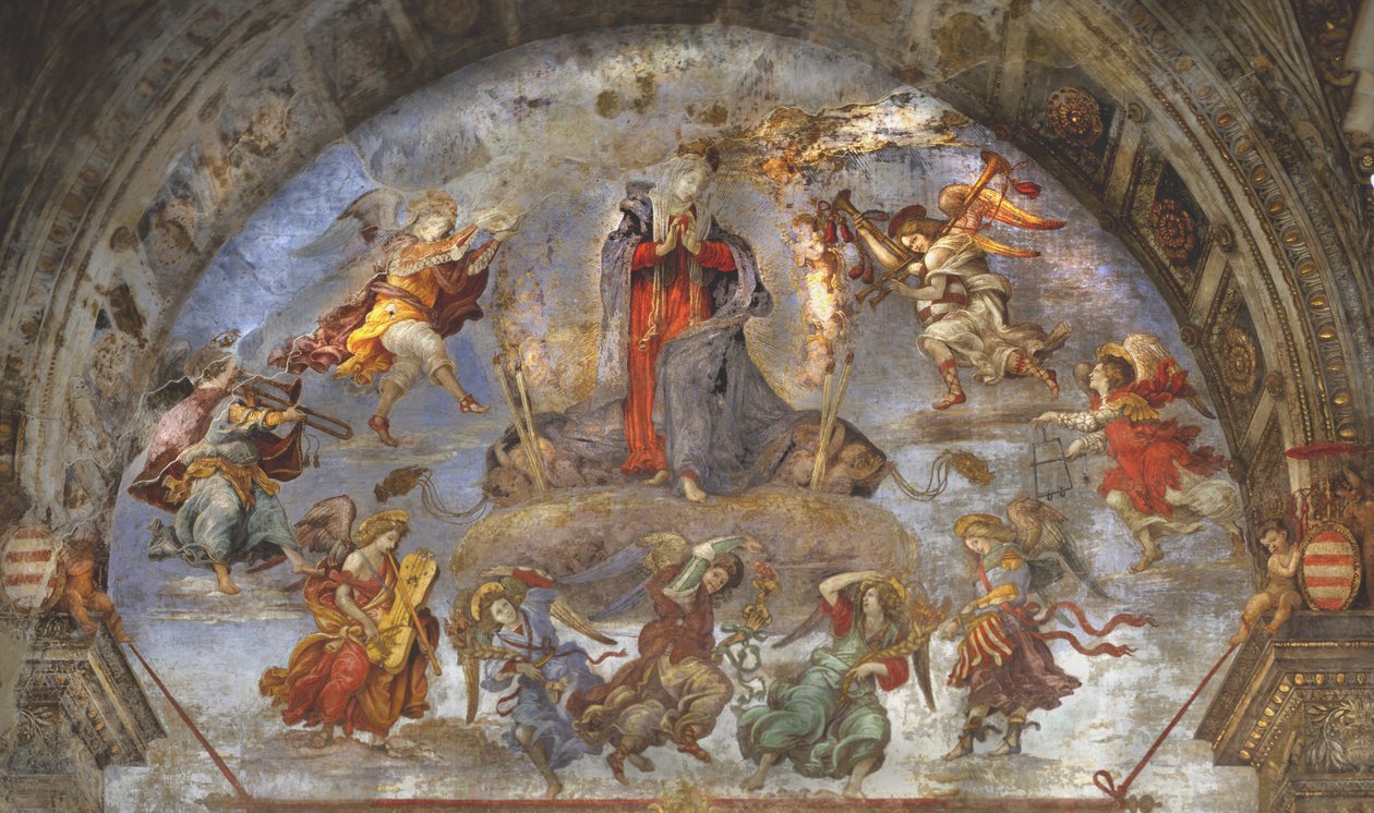 Wniebowzięcie, kaplica Carafa, Santa Maria sopra Minerva, Rzym, 1488-93 autorstwa Filippino Lippi