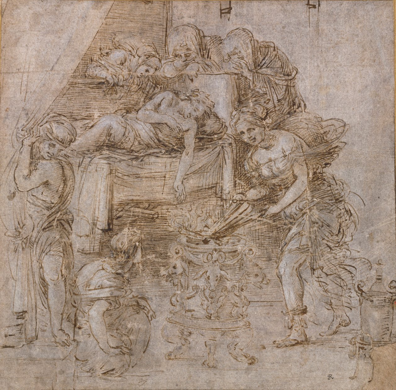 Śmierć Meleagera, ok. 1490 autorstwa Filippino Lippi