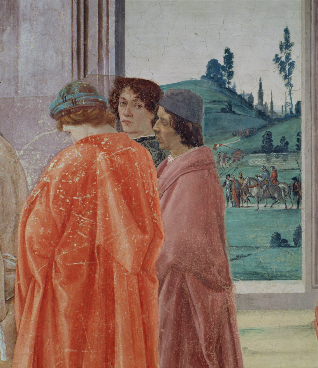 Spór z Szymonem Mago i ukrzyżowanie św. autorstwa Filippino Lippi