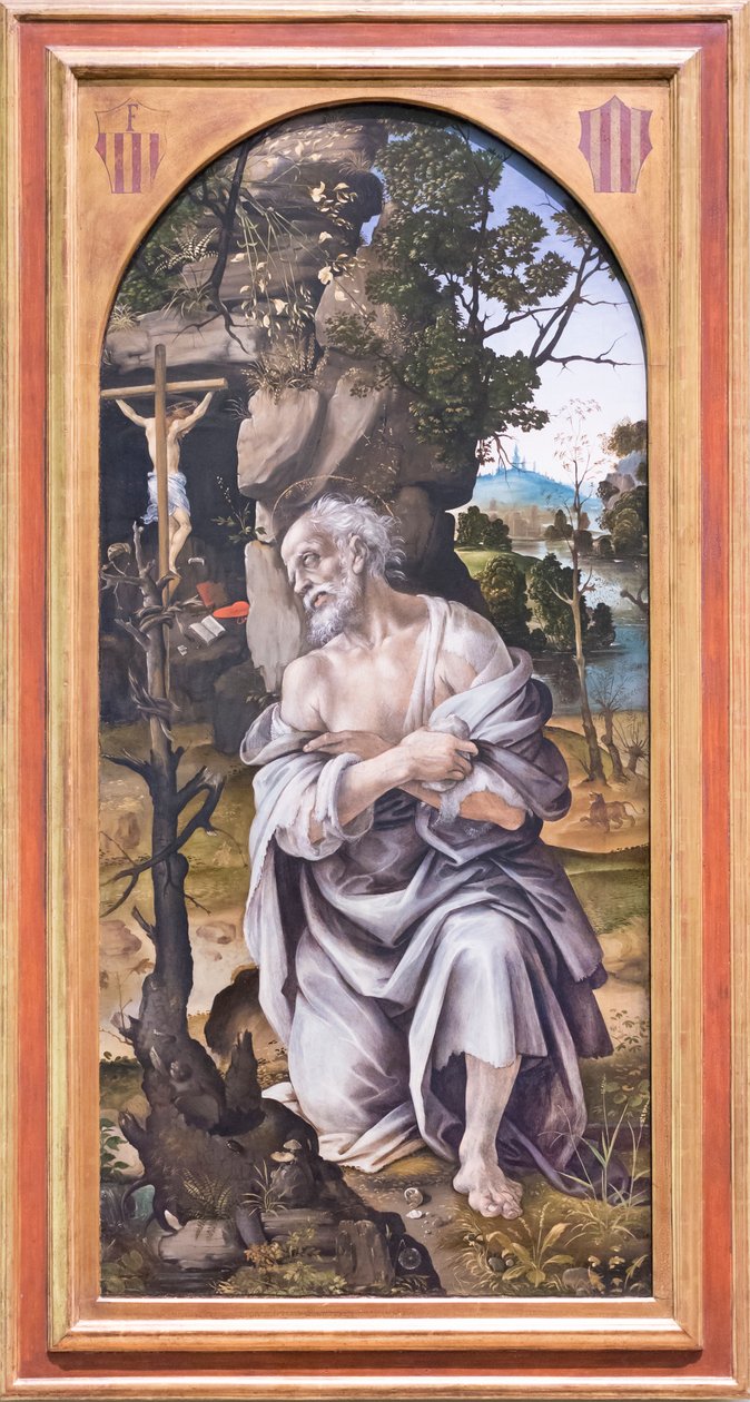 Hieronim pokutnik autorstwa Filippino Lippi
