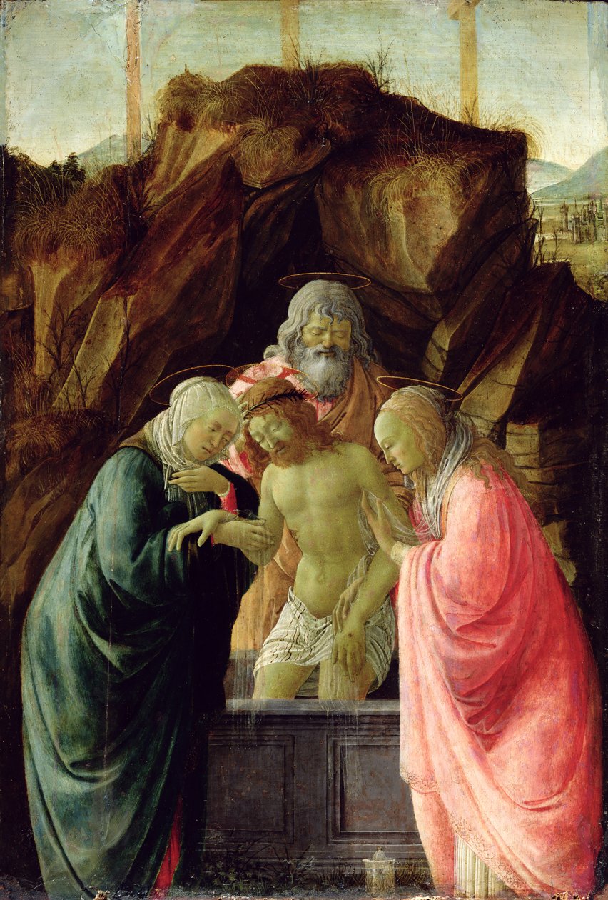 Złożenie do grobu autorstwa Fra Filippo Lippi