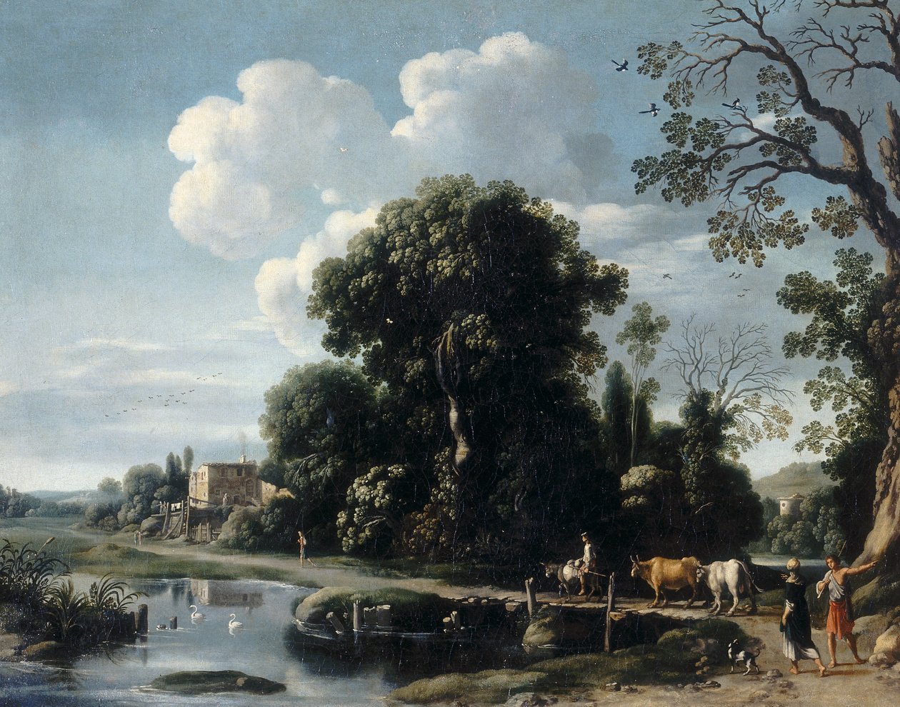 Krajobraz wiejski autorstwa Filippo Napoletano