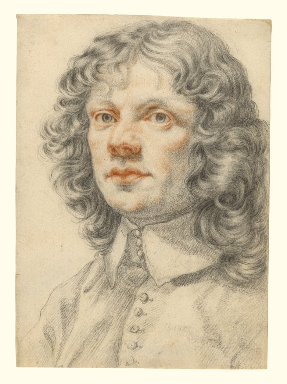 Portret mężczyzny (recto); Portret mężczyzny (przypadkowe przesunięcie) (verso) autorstwa Filippo Baldinucci