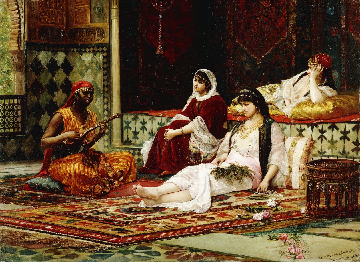 W Haremie, 1881 autorstwa Filippo Baratti