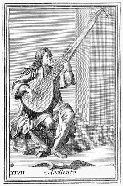 Arcileuto, płyta XLVII z Gabinetu Armonica, 1722 autorstwa Filippo Bonanni
