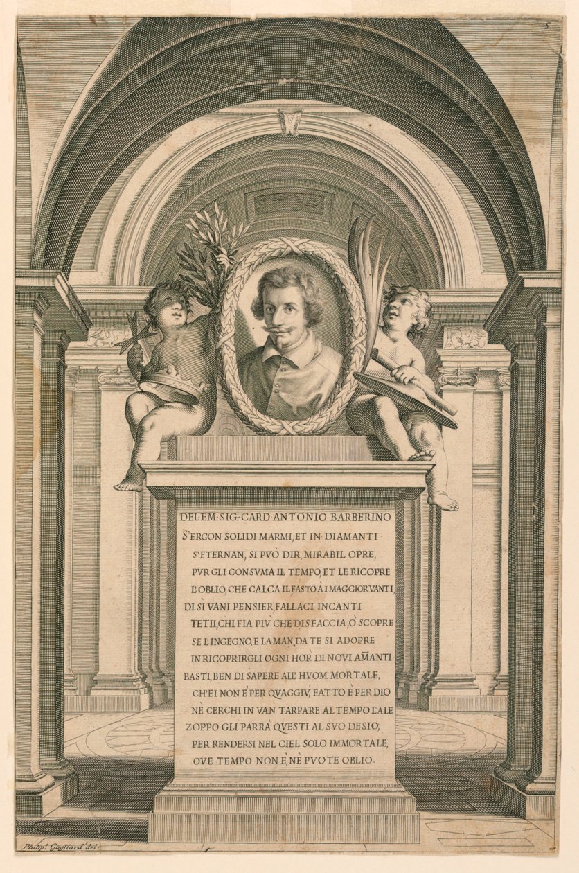 Portret kardynała Antonio Barberino autorstwa Filippo Gagliardi