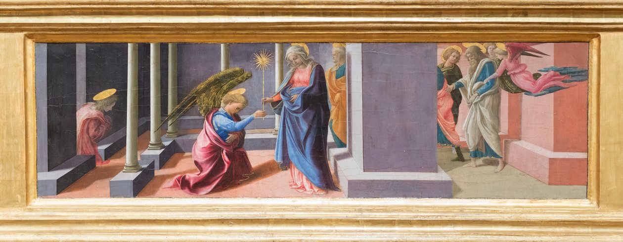 Anúncio da morte do Virginpolish autorstwa Filippo Lippi