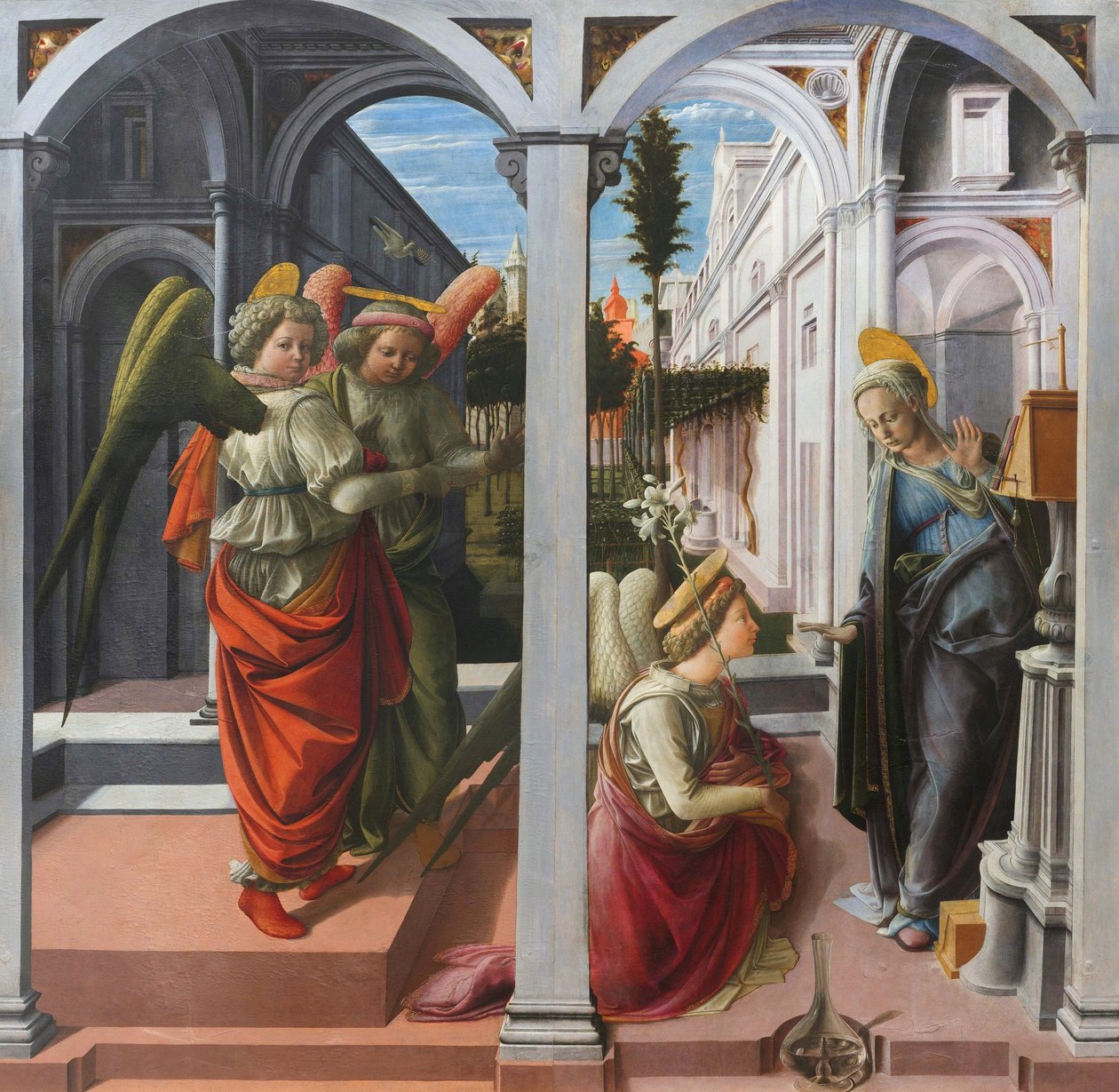 Zwiastowanie Martelli autorstwa Filippo Lippi