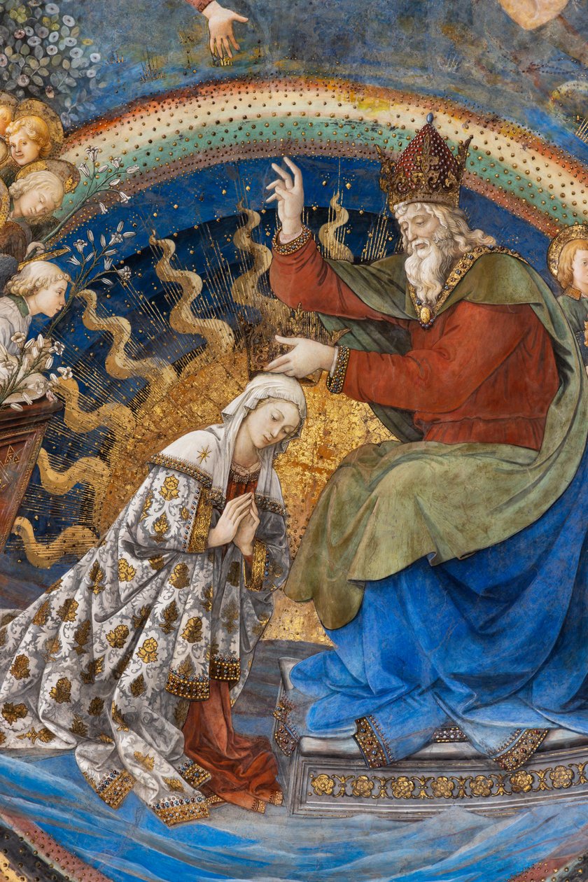 Koronacja Marii, detal autorstwa Filippo Lippi