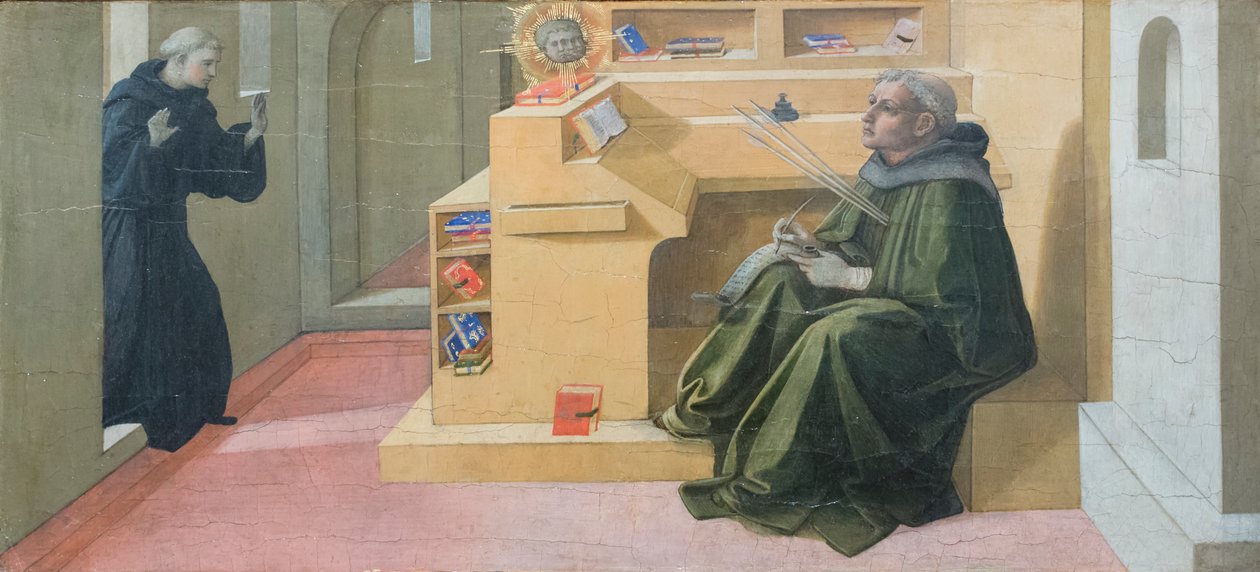 A visão de Santo Agostinho do Trinitypolish autorstwa Filippo Lippi