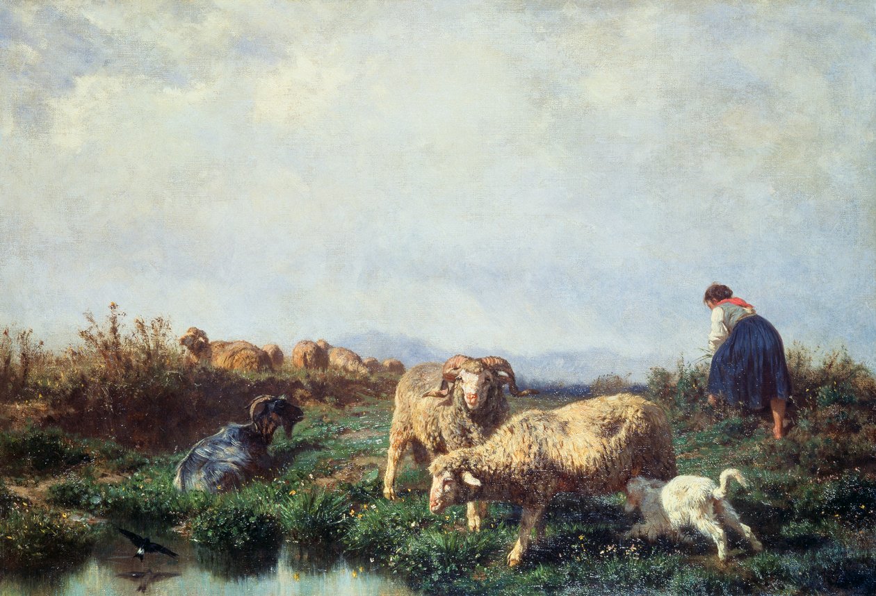 Stada autorstwa Filippo Palizzi