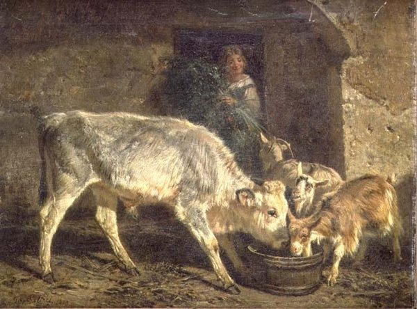 Najlepsi przyjaciele autorstwa Filippo Palizzi