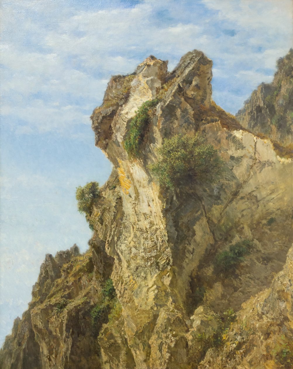Nadmorski klif w Amalfi autorstwa Filippo Palizzi