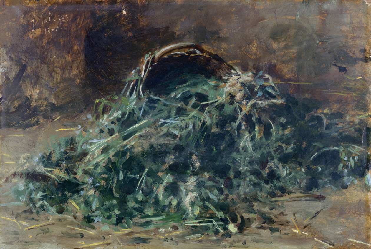 Kosz warzywny autorstwa Filippo Palizzi