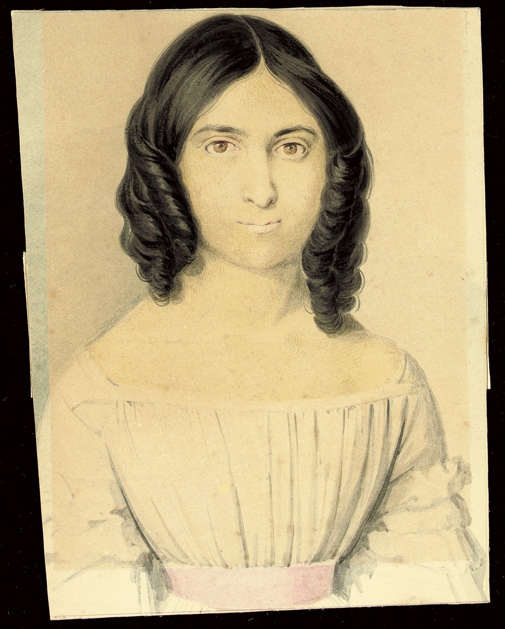 Portret Marii Franceski Rossetti autorstwa Filippo Pistrucci