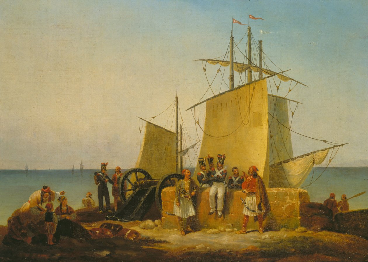 Misja francuska na Peloponezie Morea, 1828 autorstwa Finert