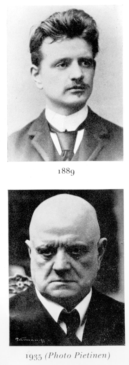 Jan Sibelius (1865-1957) 1889 autorstwa Finnish Photographer