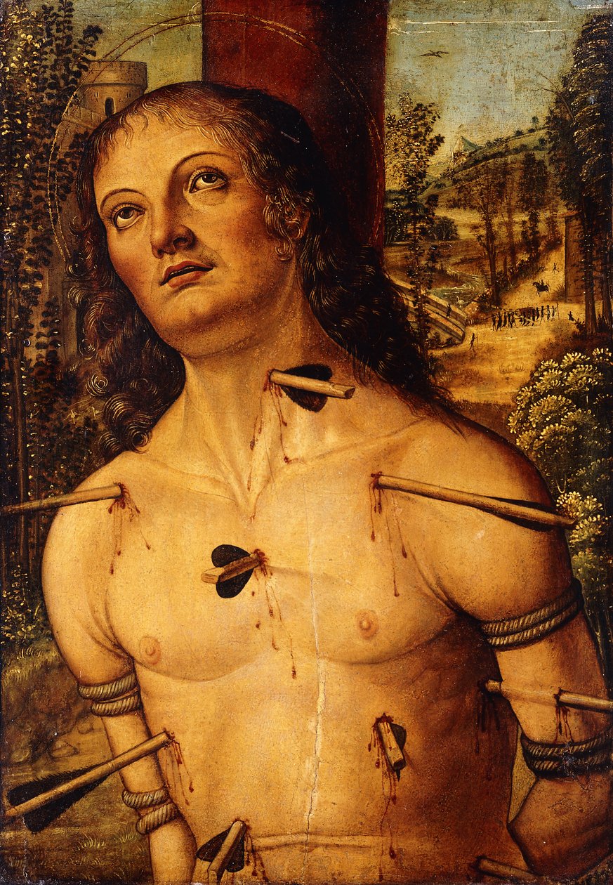 Święty Sebastianie, autorstwa Fiorenzo di Lorenzo