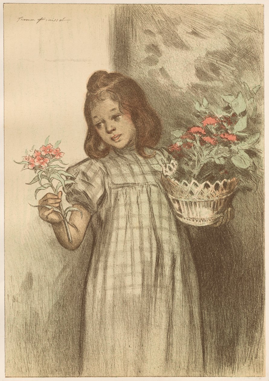 Bukiet, opublikowany 1899. autorstwa Firmin Bouisset