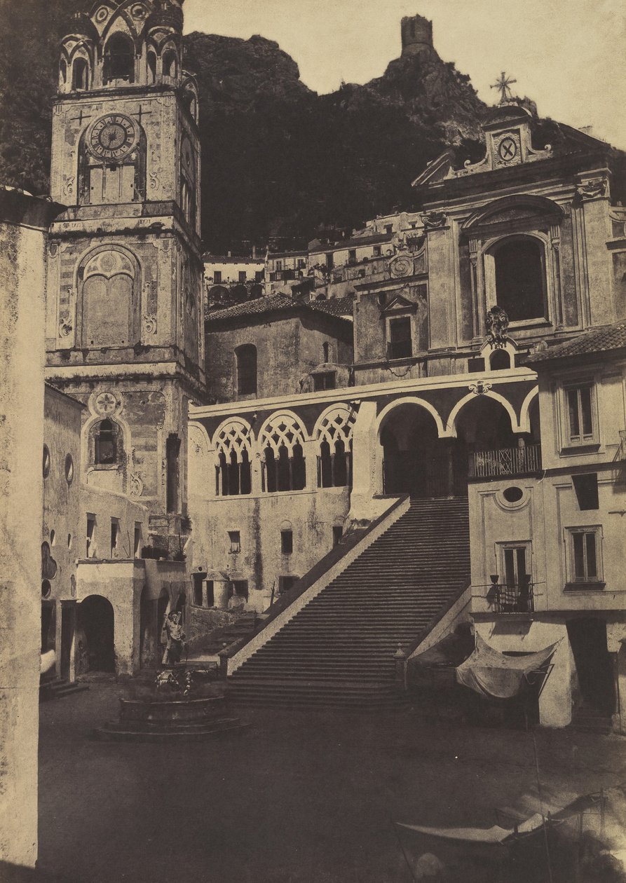 Amalfi, Katedra, 1853. autorstwa Firmin Eugène Le Dien