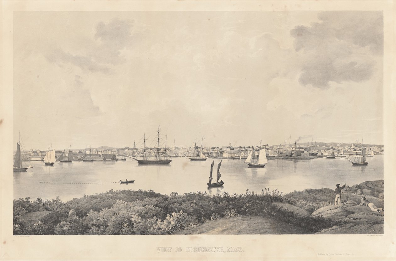 Widok Gloucester, Mass. autorstwa Fitz Henry Lane