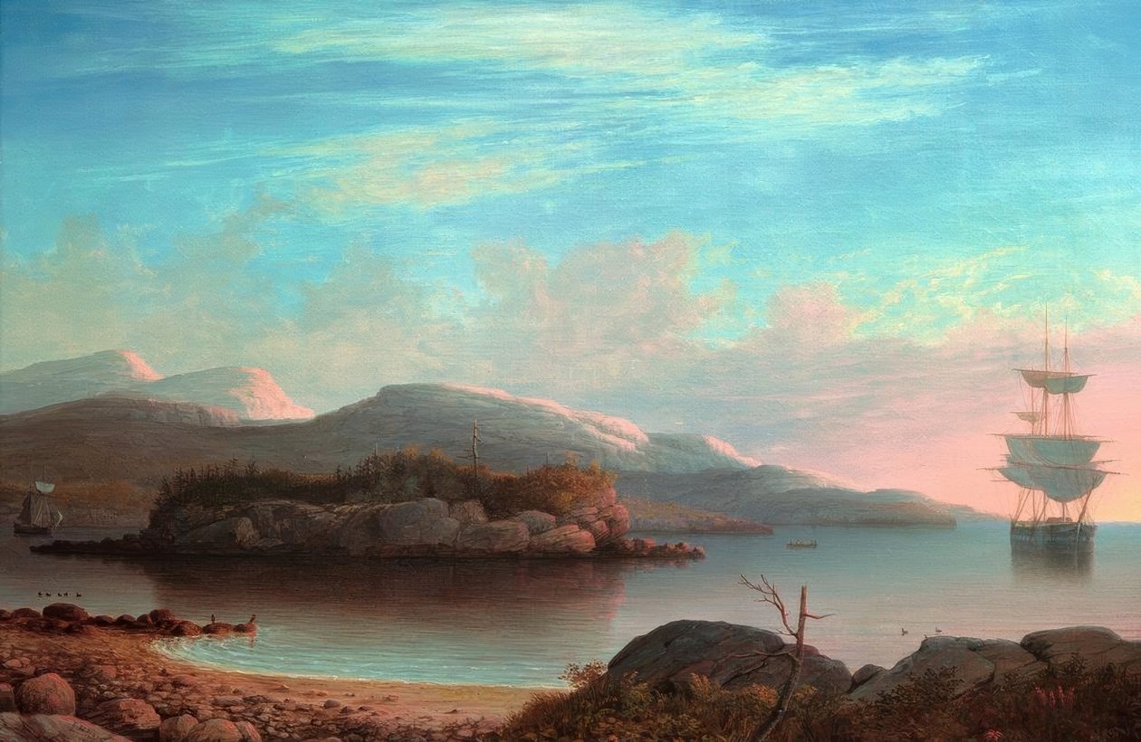 Vor Mount Desert Island autorstwa Fitz Henry Lane