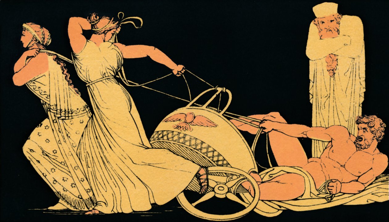 Sen Atossy, 1880 autorstwa Flaxman