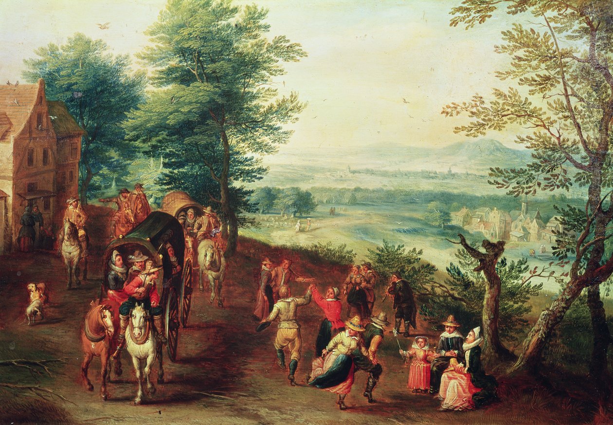 Taniec country autorstwa Flemish School