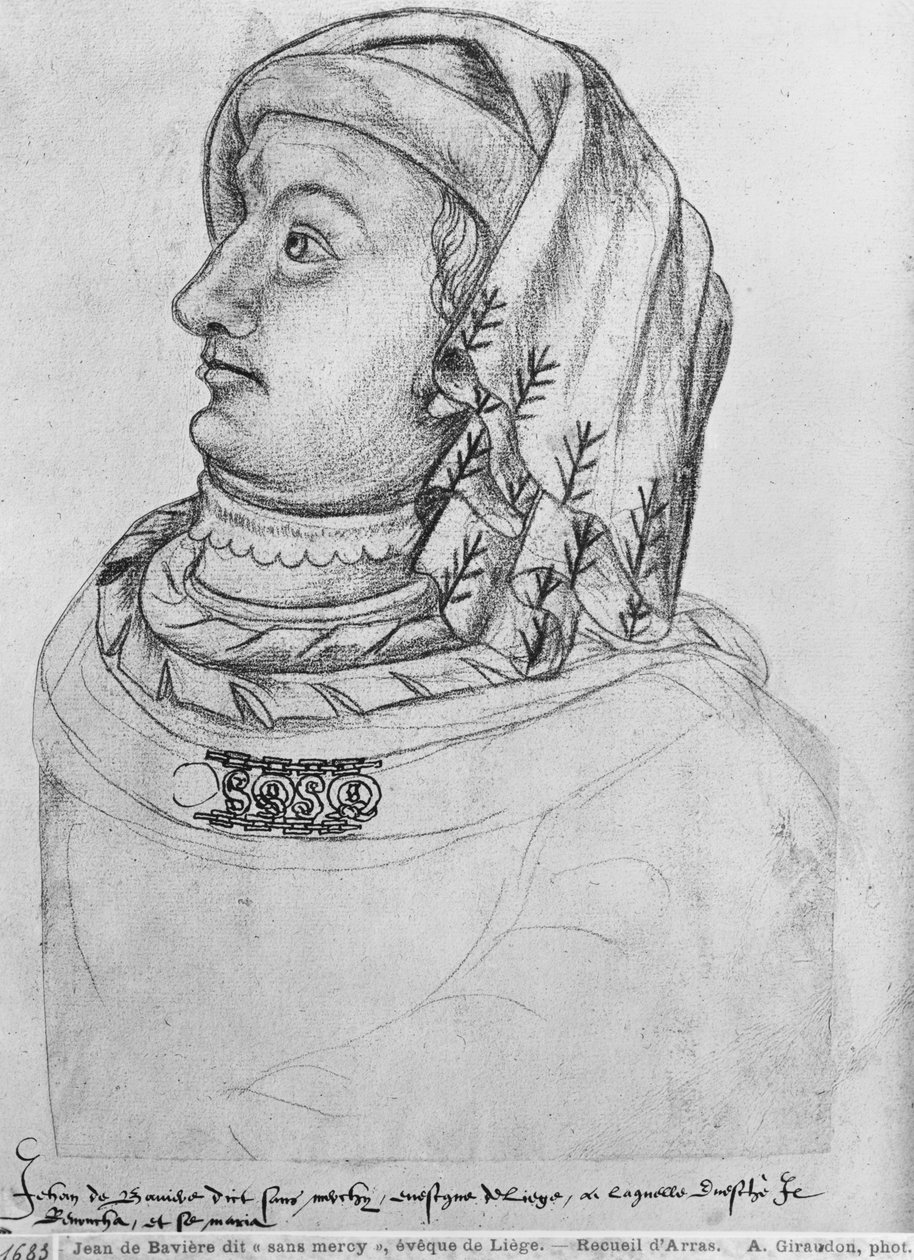 Ms 266 k.30 Jan III Bezlitosny, książę Bawarii-Straubing, z „Recueil d