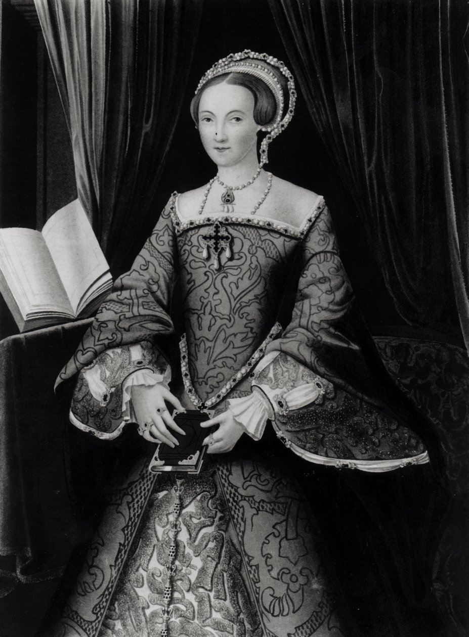 Portret Elżbiety I, gdy księżniczka (1533-1603) ok. 1546 autorstwa Flemish School
