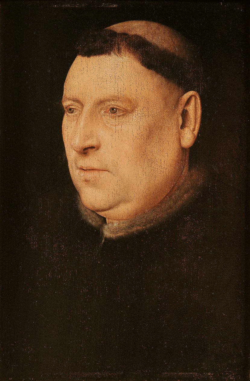 Portret mnicha autorstwa Flemish School