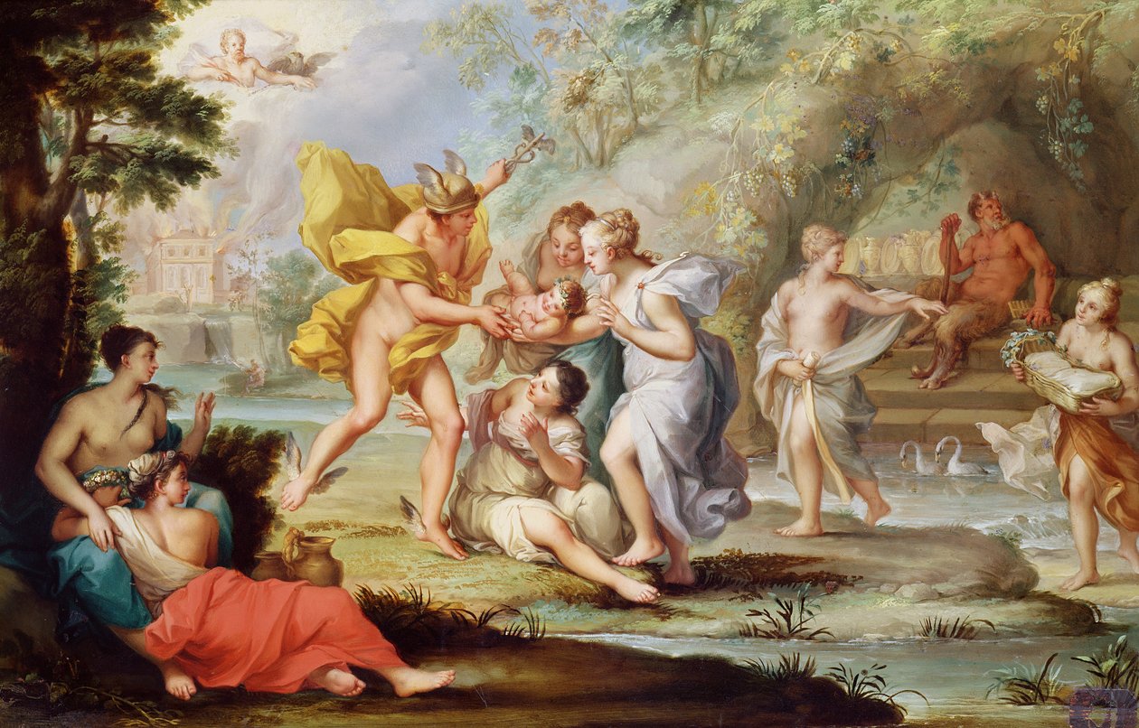 Narodziny Bachusa autorstwa Flemish School