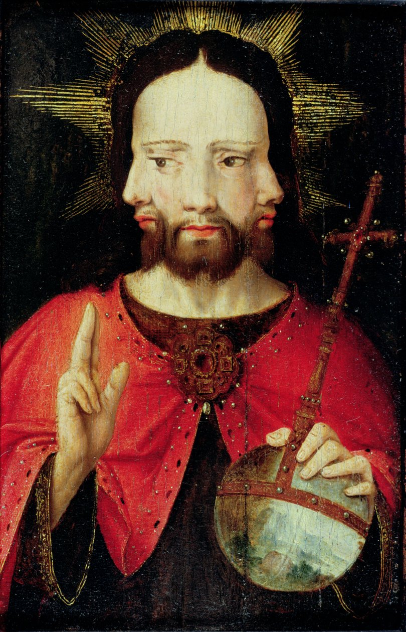 Chrystus trynitarny, ok. 1500 autorstwa Flemish School
