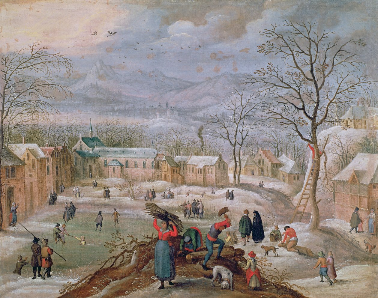 Zima autorstwa Flemish School
