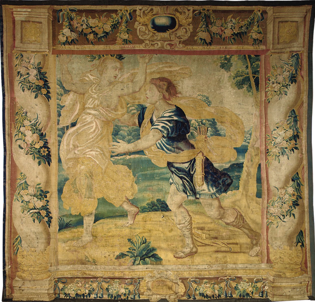 Brukselski gobelin mitologiczny, połowa XVII wieku autorstwa Flemish School