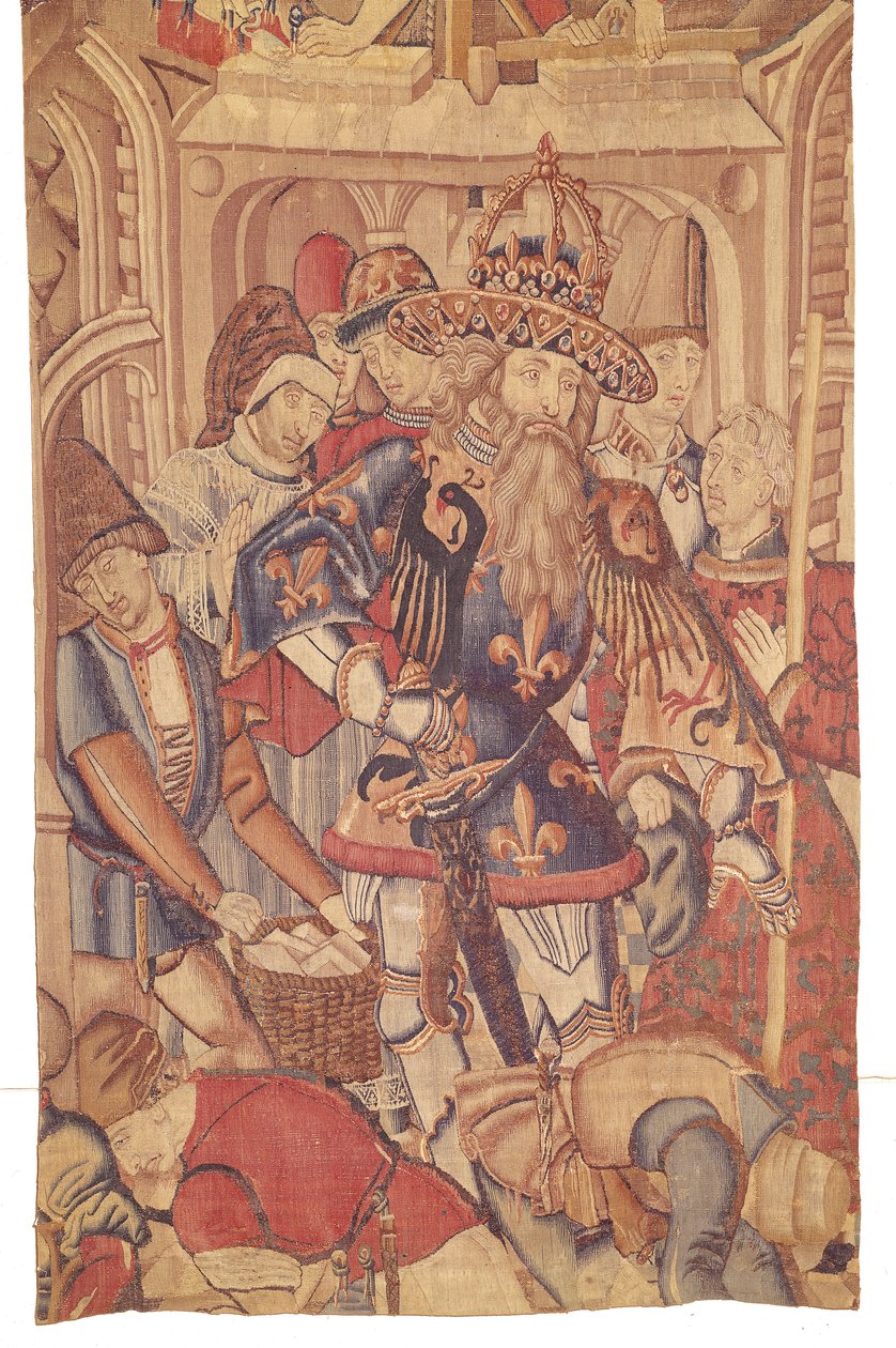 Charlemagne (742-814) Warsztat Tournai autorstwa Flemish School