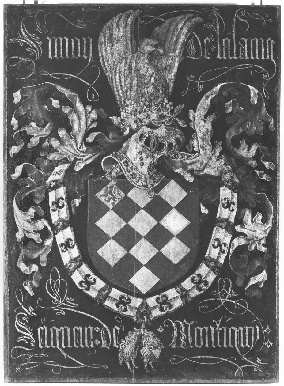 Herb Szymona de Lalaing (1405-76) Seigneur de Montigny, I Kapituła Orderu Złotego Runa, Lille, 1431 autorstwa Flemish School