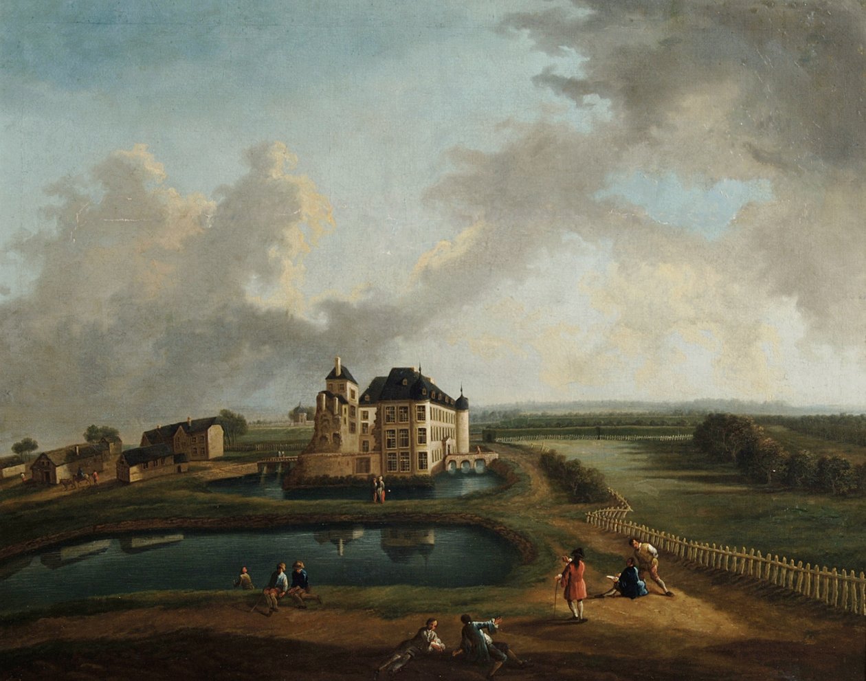 Flamandzki Zamek autorstwa Flemish School